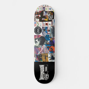 THOMPSON SPIN TWINS (OFFICIËLE MERCHANDISE) TOUR PERSOONLIJK SKATEBOARD