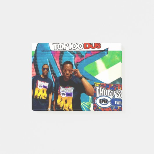 THOMPSON SPIN TWINS (OFFICIËLE MERCHANDISE) TOUR POST-IT® NOTES (Voorkant)