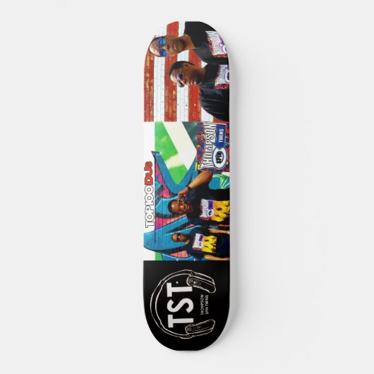 THOMPSON SPIN TWINS OFFICIËLE SKATEBOARD (Voorkant)
