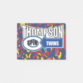 Thompson Spin Twins. Post-it® Notes (Voorkant)