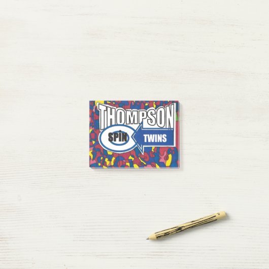 Thompson Spin Twins. Post-it® Notes (Op bureau)