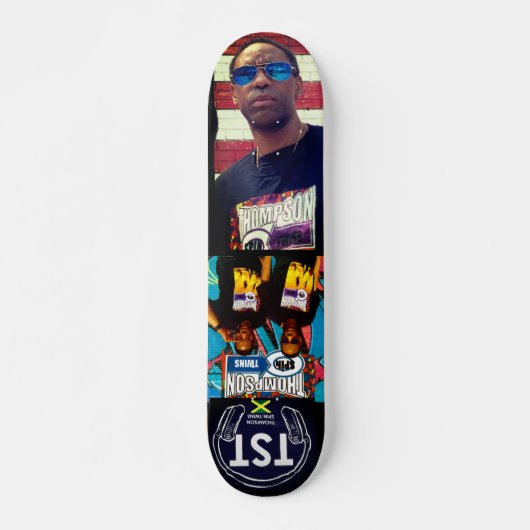THOMPSON SPIN TWINS Skateboard, 7 ¾-inch deck Persoonlijk Skateboard (Voorkant)