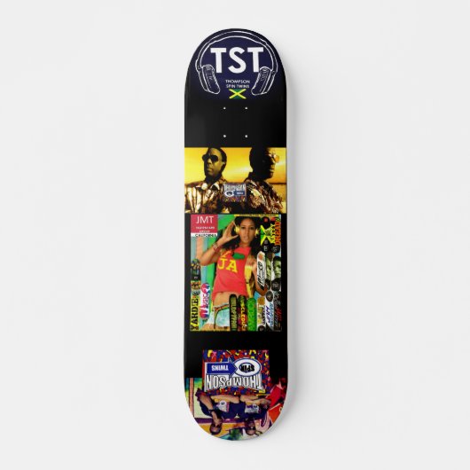 THOMPSON SPIN TWINS TST Skateboard, 7¾" Deck Persoonlijk Skateboard (Voorkant)