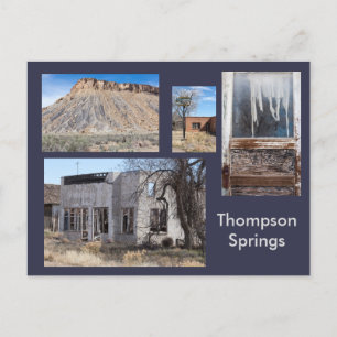 Thompson Springs Modern Ghost Town, Utah Briefkaart