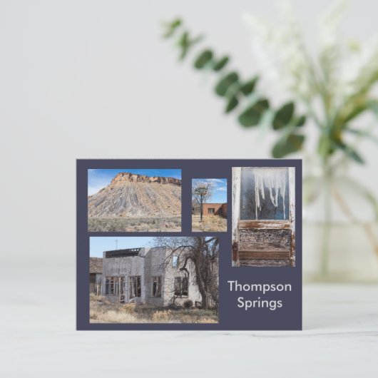 Thompson Springs Modern Ghost Town, Utah Briefkaart (Staand voorkant)