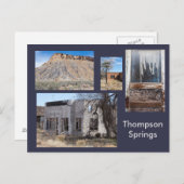 Thompson Springs Modern Ghost Town, Utah Briefkaart (Voorkant / Achterkant)