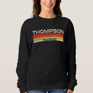 Thompson Surname Birthday Family Reunion 80s 90s S Trui