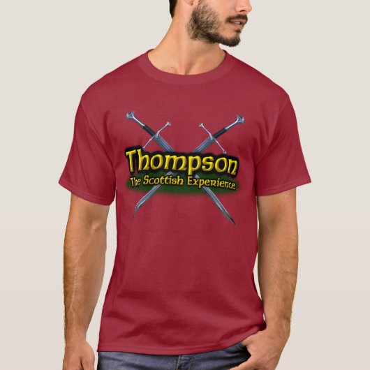 Thompson The Scottish Experience Clan T-shirt (Voorkant)