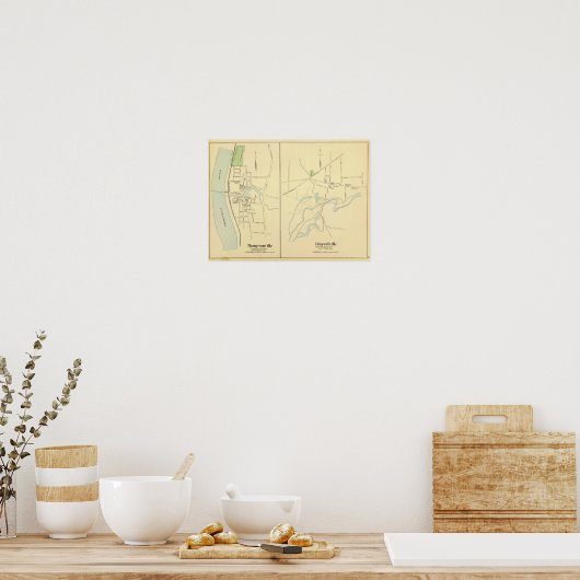 Thompsonville, Hazardville Poster (Keuken)