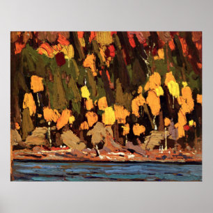 Thomson - Birches en Cedars Poster