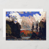 Thomson - Black Spruce in Autumn Feestdagenkaart (Voorkant / Achterkant)