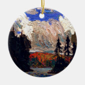 Thomson - Black Spruce in Autumn Keramisch Ornament (Voorkant)