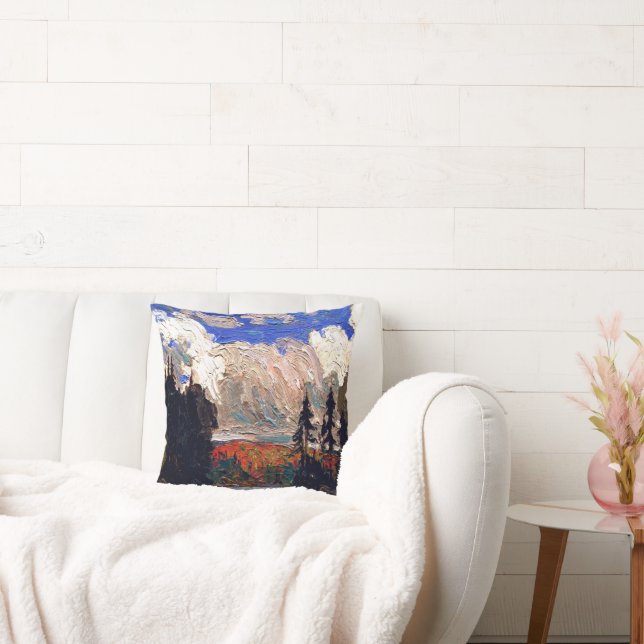 Thomson - Black Spruce in Autumn Kussen (Bank)