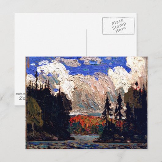 Thomson - Black Spruce in het najaar Briefkaart (Voorkant / Achterkant)