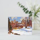 Thomson - Bossen in de Winter Briefkaart (Staand voorkant)