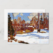 Thomson - Bossen in de Winter Briefkaart (Voorkant / Achterkant)