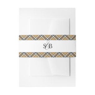 Thomson Camel Clan Tartan Scottish Plaid Uitnodigingen Wikkel