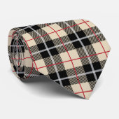 Thomson Camel Tartan Patroon Stropdas (Opgerold)