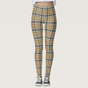 Thomson Camel Tartan Pset Pattern Family Kleiner Leggings