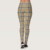 Thomson Camel Tartan Pset Pattern Family Kleiner Leggings (Achterkant)
