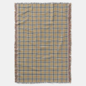 Thomson Camel Tartan Pset Pattern Family Mode Deken (Voorkant Verticaal)