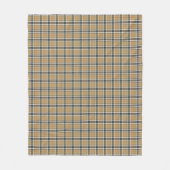 Thomson Camel Tartan Pset Pattern Family Mode Fleece Deken (Voorkant)