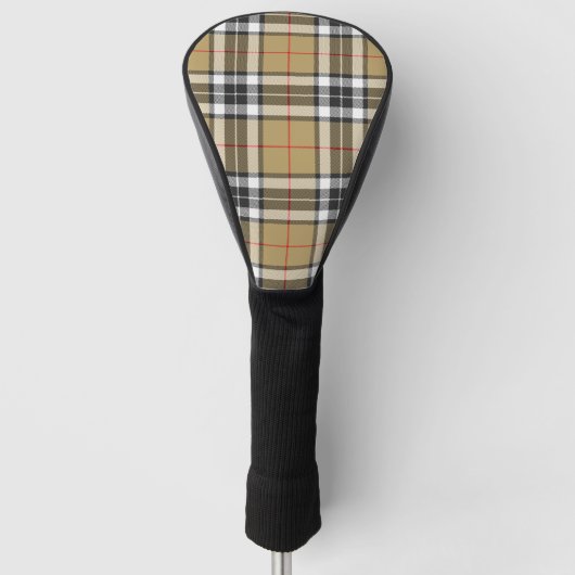 Thomson Camel Tartan Pset Pattern Family Mode Golfheadcover (Voorkant)
