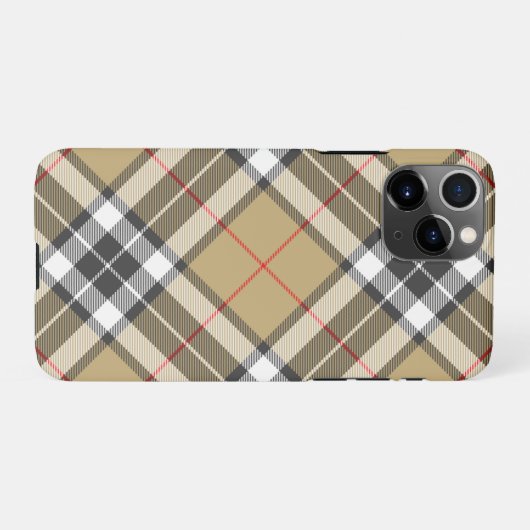 Thomson Camel Tartan Pset Pattern Family Mode iPhone Hoesje (Achterkant horizontaal)