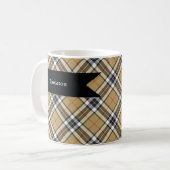 Thomson Camel Tartan Pset Pattern Family Mode Koffiemok (Voorkant links)