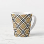 Thomson Camel Tartan Pset Pattern Family Mode Latte Mok (Rechterhoek)