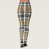 Thomson Camel Tartan Pset Pattern Family Mode Leggings (Achterkant)