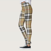 Thomson Camel Tartan Pset Pattern Family Mode Leggings (Links)