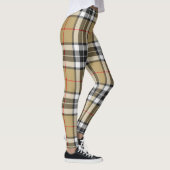 Thomson Camel Tartan Pset Pattern Family Mode Leggings (Rechts)