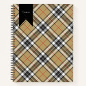 Thomson Camel Tartan Pset Pattern Family Mode Notitieboek (Voorkant)
