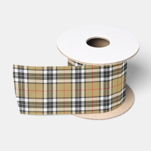 Thomson Camel Tartan Pset Pattern Family Mode Satijnen Lint