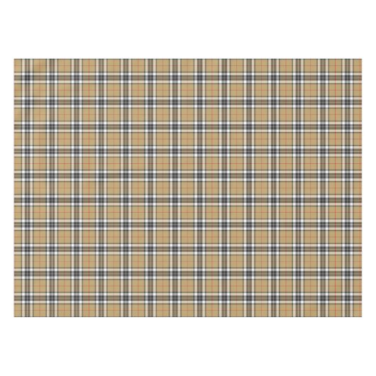 Thomson Camel Tartan Pset Pattern Family Mode Tafelkleed (Voorkant (Horizontaal))