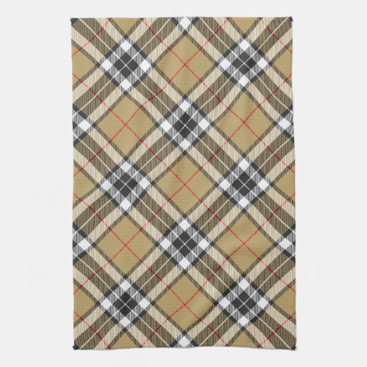 Thomson Camel Tartan Pset Pattern Family Mode Theedoek (Verticaal)