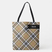Thomson Camel Tartan Pset Pattern Family Mode Tote Bag (Voorkant)