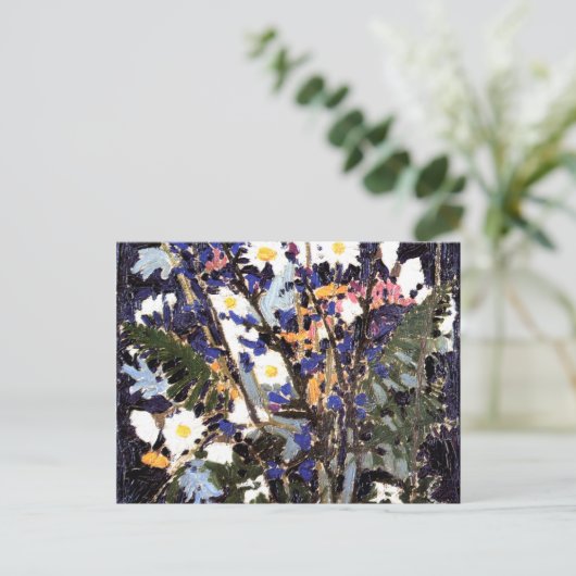 Thomson - Canadese Wilde Bloemen Briefkaart (Staand voorkant)