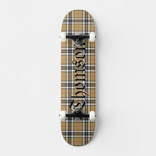 Thomson Clan Tartan Persoonlijk Skateboard
