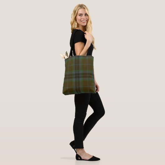 Thomson Clan Tartan Tote Bag (Op model)