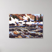 Thomson - De Rapids, mooi kunstschilderij Canvas Afdruk (Voorkant)