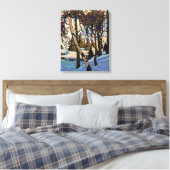 Thomson - Early Snow Canvas Afdruk (Insitu (Slaapkamer))