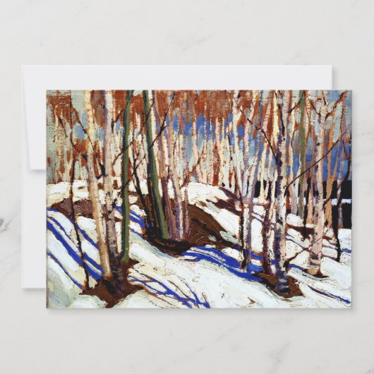 Thomson - Early Spring, Canoe Lake, Kaart (Voorkant)