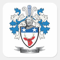 Thomson Family Crest Coat of Arms