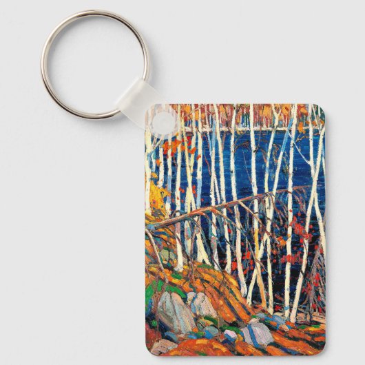 Thomson - In het Noorden, mooi kunstschilderij Sleutelhanger (Voorkant)