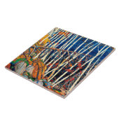 Thomson - In het Noorden, mooi kunstschilderij Tegeltje (Zijkant)