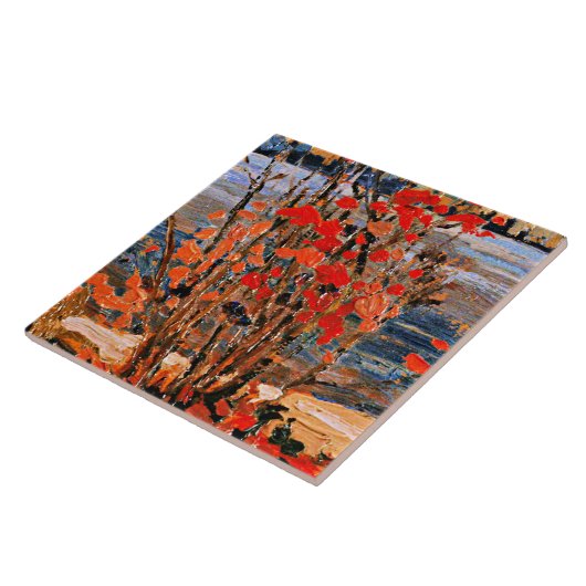 Thomson - Lake en Red Tree Tegeltje (Zijkant)