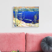 Thomson - Lente-ijs, fijn, populaire schilderkunst Canvas Afdruk (Insitu (Woonkamer))