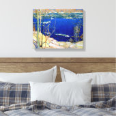 Thomson - Lente-ijs, fijn, populaire schilderkunst Canvas Afdruk (Insitu (Slaapkamer))